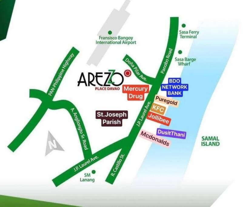 Ar02 1Bedroom Condo Unit With Free Pool, Hbo, Netflix & Wifi Davao City Exteriör bild